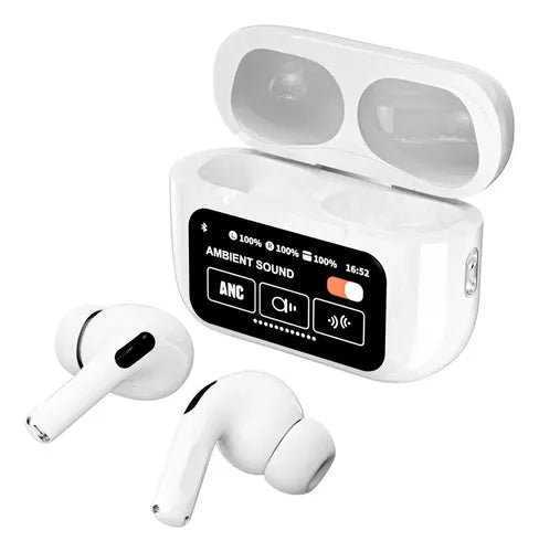 AUDIFONOS A9 PRO AIRPODS CON PANTALLA TACTIL